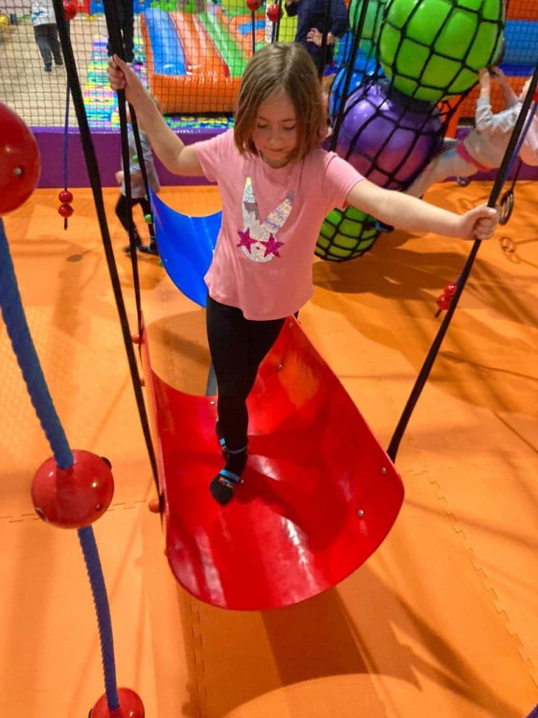 a child playing in marcello fun arean